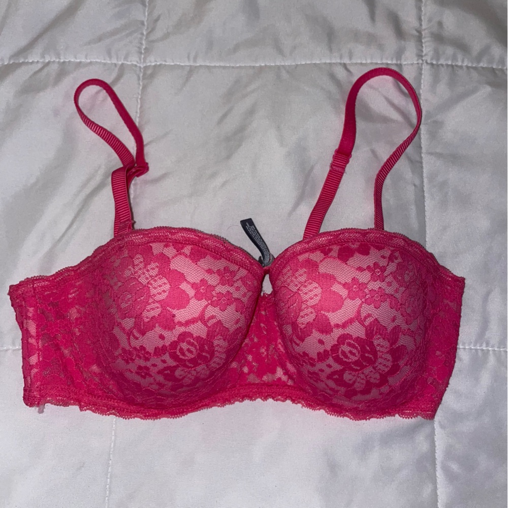 Aerie Pink Lace Bra
